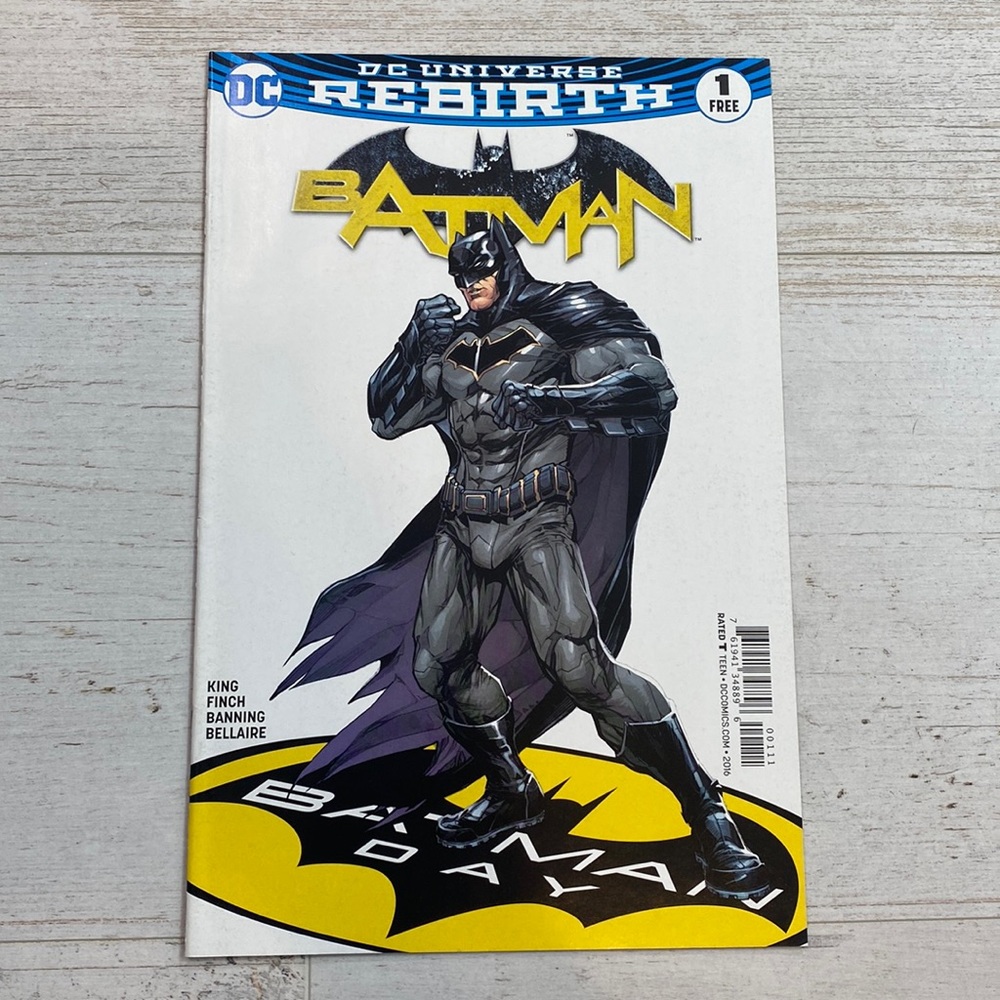 Batman DC Universe Rebirth #1 Comic Book